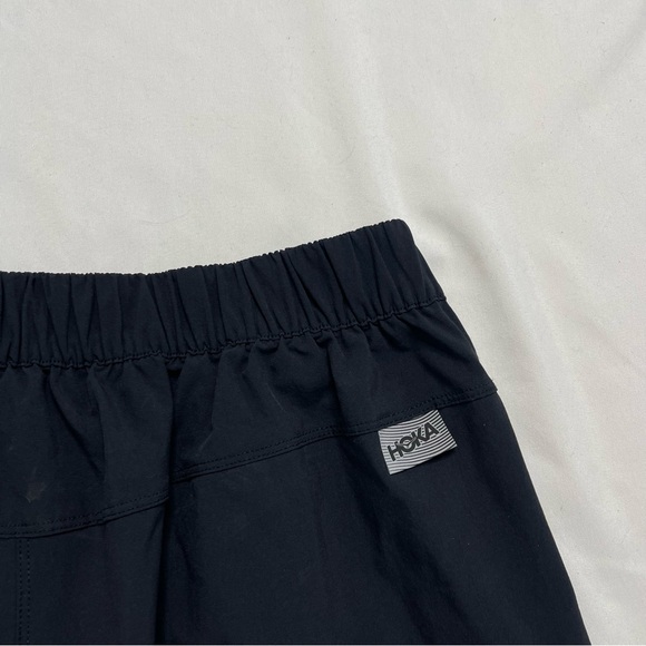 Hoka One One Moabi River Black Elastic Drawcord Pull On Gym Shorts Size Small - Picture 7 of 7